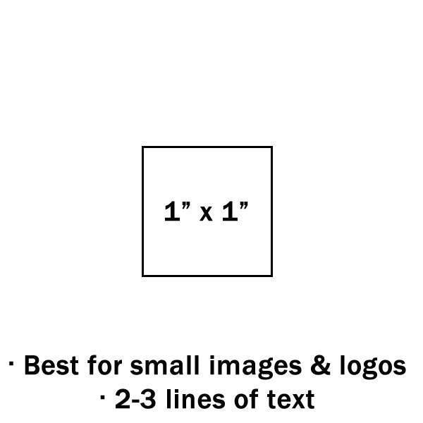 1" X 1" Custom Stamp - Stamptopia