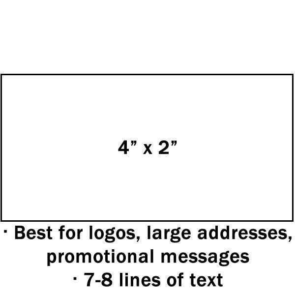 4" X 2" Custom Stamp - Stamptopia