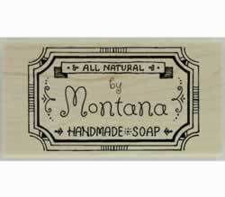 All Natural Handmade Soap Custom Stamp - 1.5" X 0.75" - Stamptopia