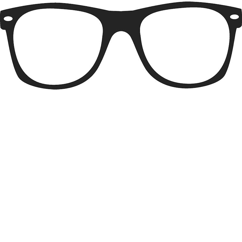 Author Glasses Stamp - Stamptopia