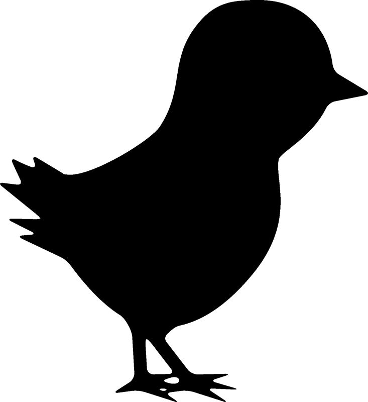 Baby Chick Rubber Stamp - Stamptopia
