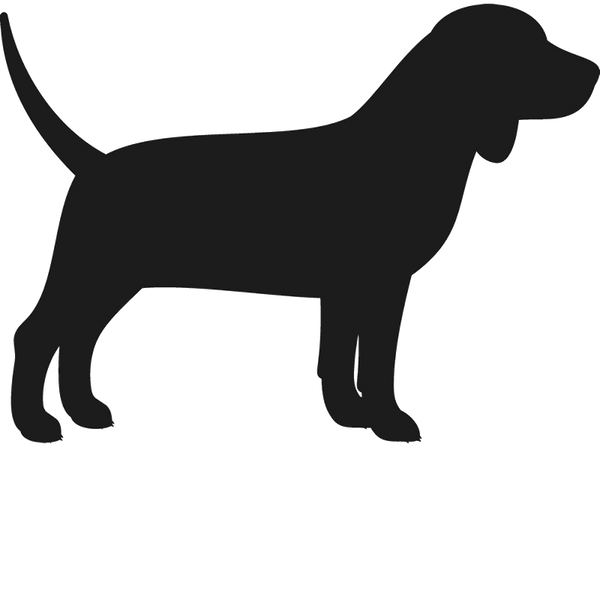 Beagle Rubber Stamp (Silhouette) - Stamptopia