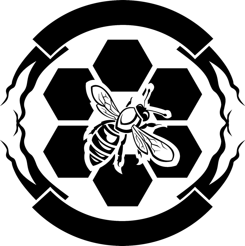 Bee Design Rubber Stamp - Stamptopia