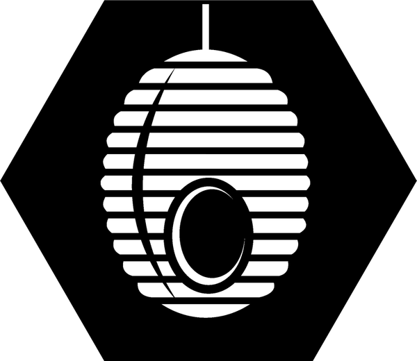 Beehive Hexagon Rubber Stamp - Stamptopia