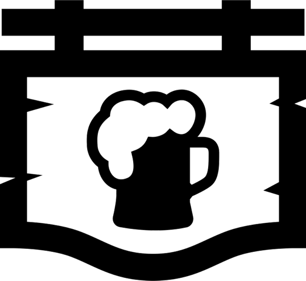 Beer Sign Rubber Stamp - Stamptopia
