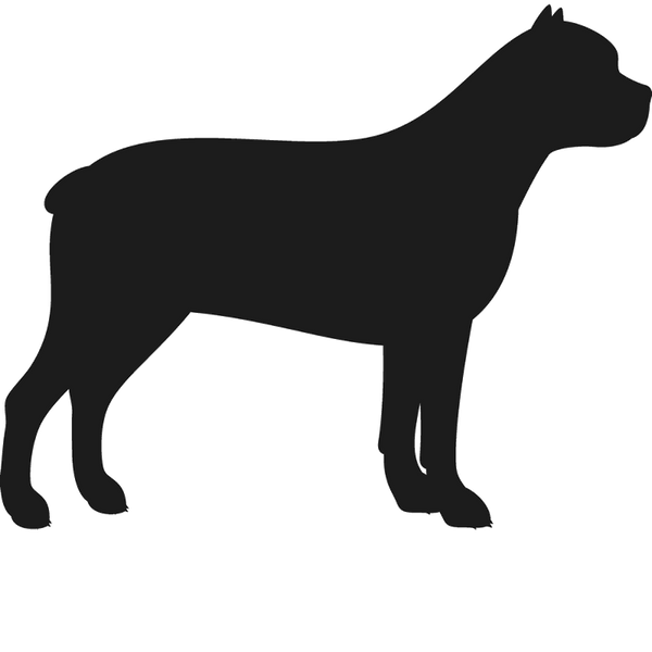 Cane Corso Stamp (Silhouette) - Stamptopia