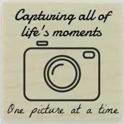 Capturing Moments Custom Stamp - 1.5" X 1.5" - Stamptopia