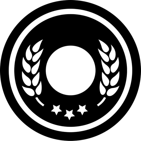 Circle Barley Symbol Rubber Stamp - Stamptopia