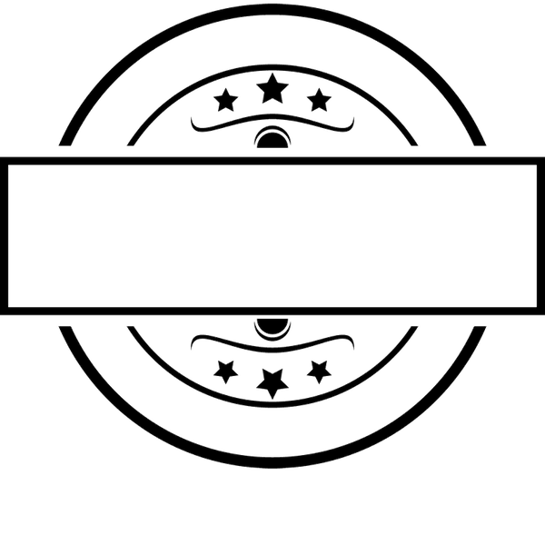 Circular Display Rubber Stamp - Stamptopia
