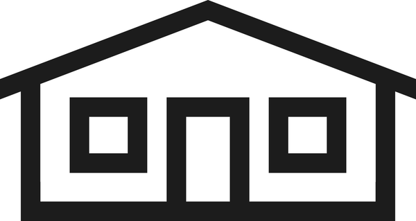 Classic Home Outline Rubber Stamp - Stamptopia