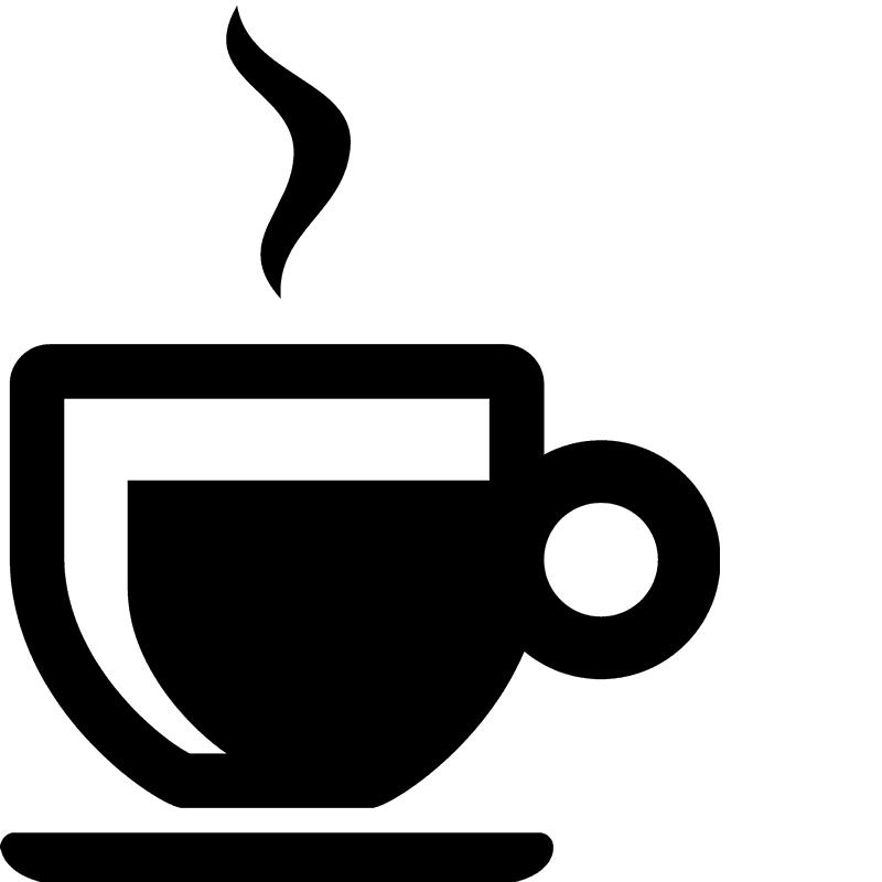 Coffee With Steam Rubber Stamp - Stamptopia