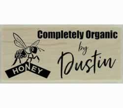 Completely Organic Honey By Dustin Stamp - 2" X 1" - Stamptopia