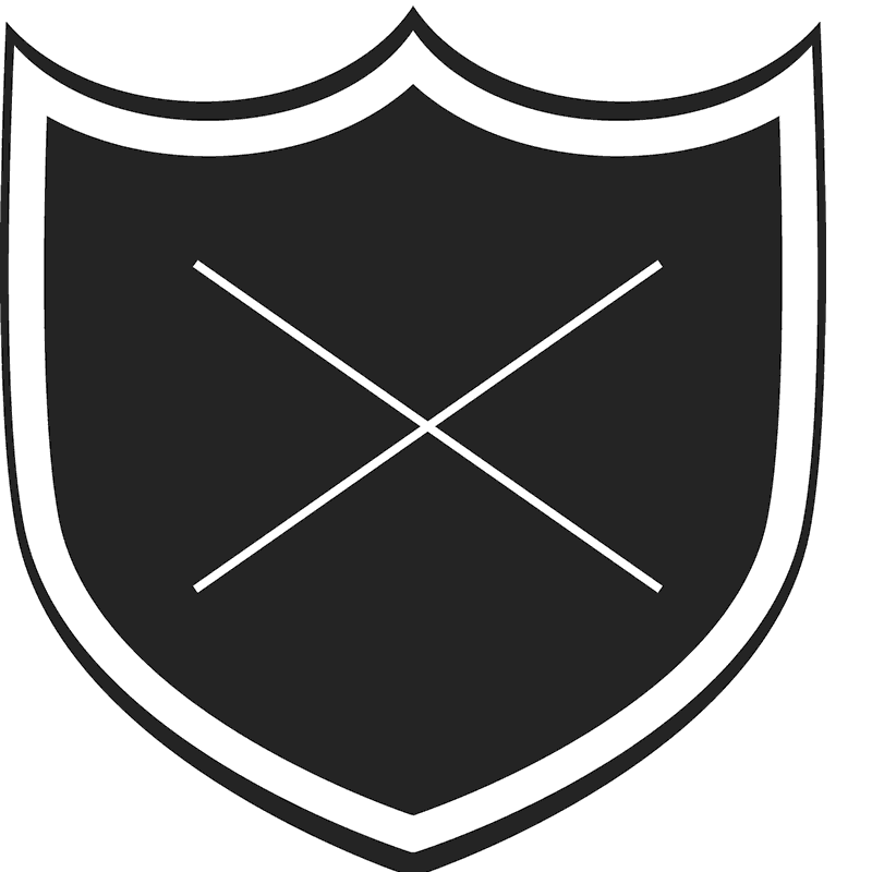 Cross Shield Rubber Stamp - Stamptopia