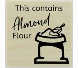 Custom Almond Flour Stamp - 1.5" X 1.5" - Stamptopia