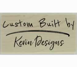 Custom Built By Custom Stamp - 1.5" X 0.75" - Stamptopia
