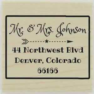 Custom Colorado Stamp Design 1 - 1.5" X 1.5" - Stamptopia