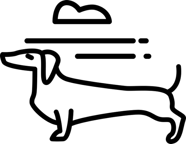 Dachshund Rubber Stamp (Sketch) - Stamptopia