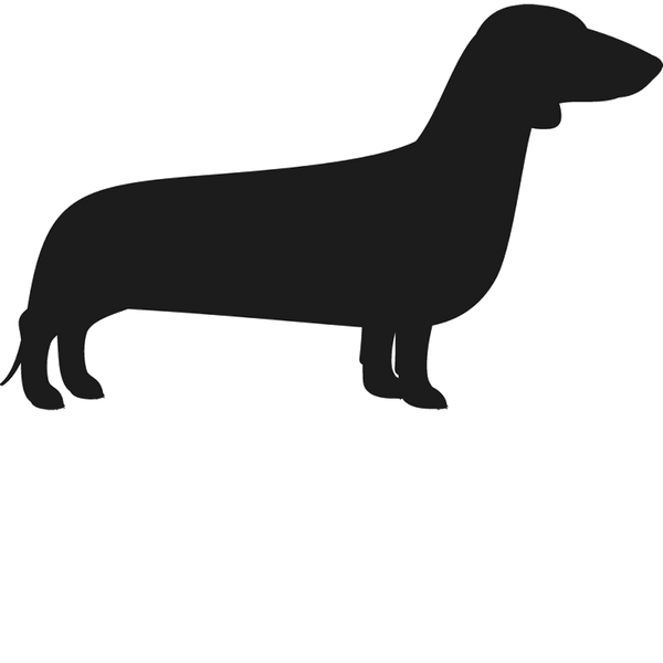 Dachshund Stamp (Silhouette) - Stamptopia