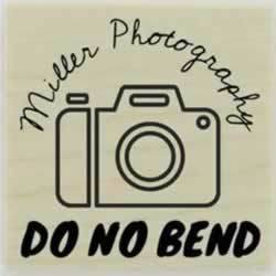 Do Not Bend Custom Stamp - 1.5" X 1.5" - Stamptopia