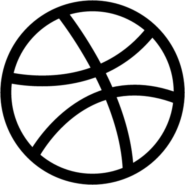 Dribbble Logo Rubber Stamp - Stamptopia