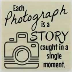 Each Photograph Custom Stamp - 1.5" X 1.5" - Stamptopia