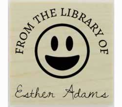 Emoji From The Library Of Rubber Stamp - 1.5" X 1.5" - Stamptopia