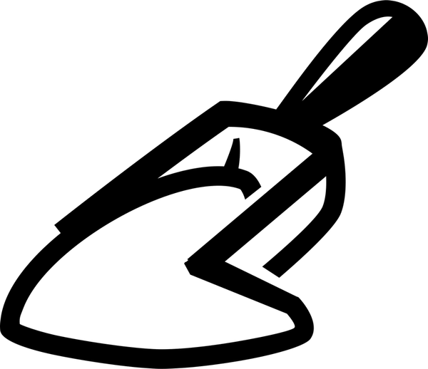 Flour And Scoop Rubber Stamp - Stamptopia