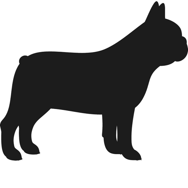 French Bulldog Stamp (Silhouette) - Stamptopia