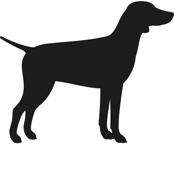 German Pointer Stamp (Silhouette) - Stamptopia