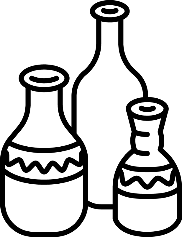 Handmade Clay Vases Rubber Stamp - Stamptopia
