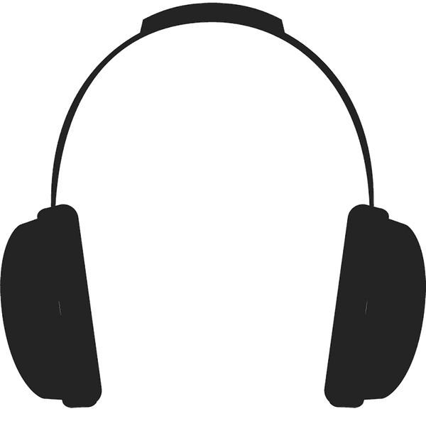 Headphones Rubber Stamp - Stamptopia