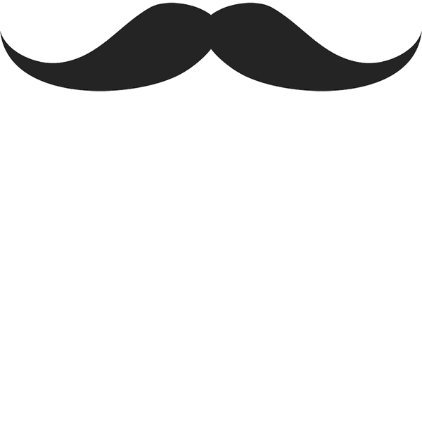 Hercules, Jr. Mustache Rubber Stamp - Stamptopia