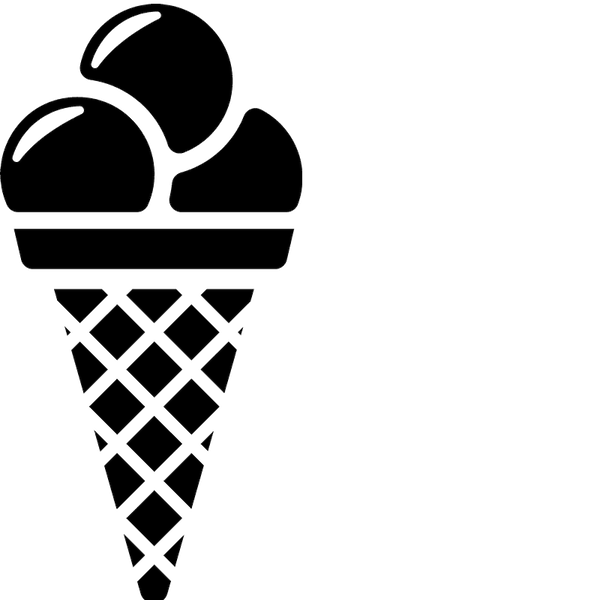 Ice Cream Cone Rubber Stamp - Stamptopia