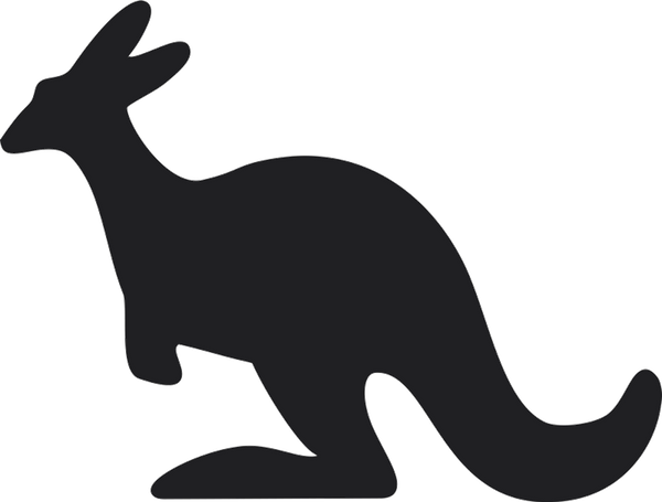Kangaroo Rubber Stamp - Stamptopia