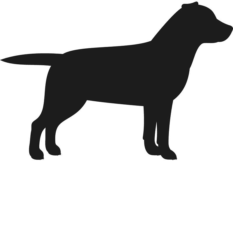 Labrador Retriever Stamp (Silhouette) - Stamptopia