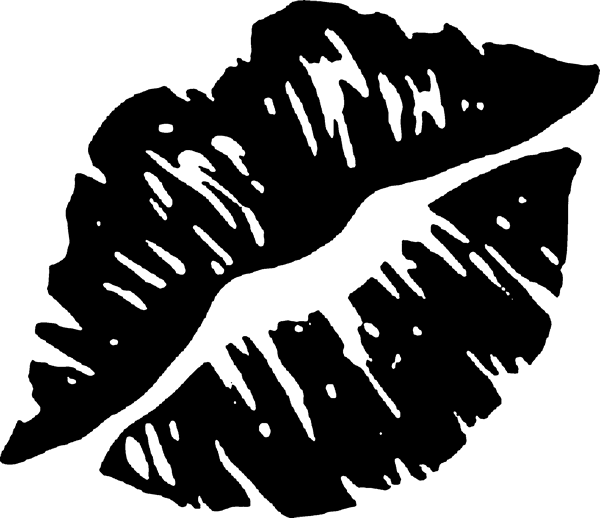Lips Emoji Rubber Stamp - Stamptopia