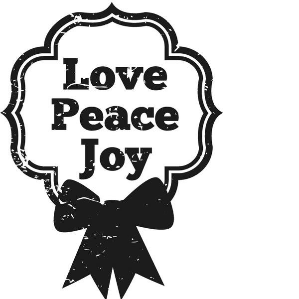 Love Peace Joy Stamp - Stamptopia