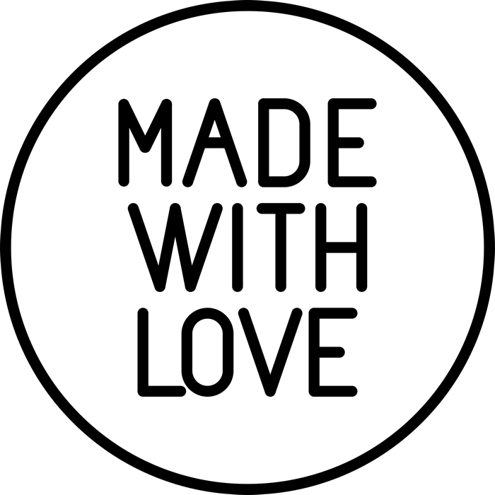 Made With Love Circle Stamp - Stamptopia