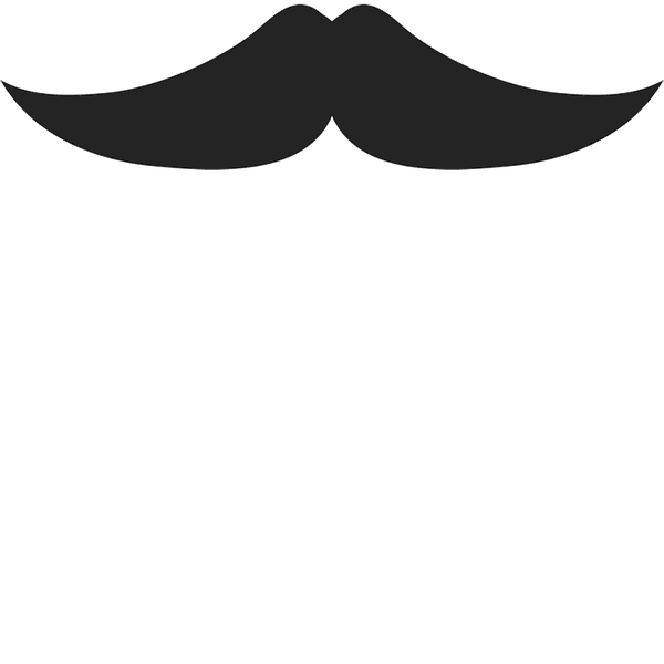 Mamma Mia Moustache Rubber Stamp - Stamptopia