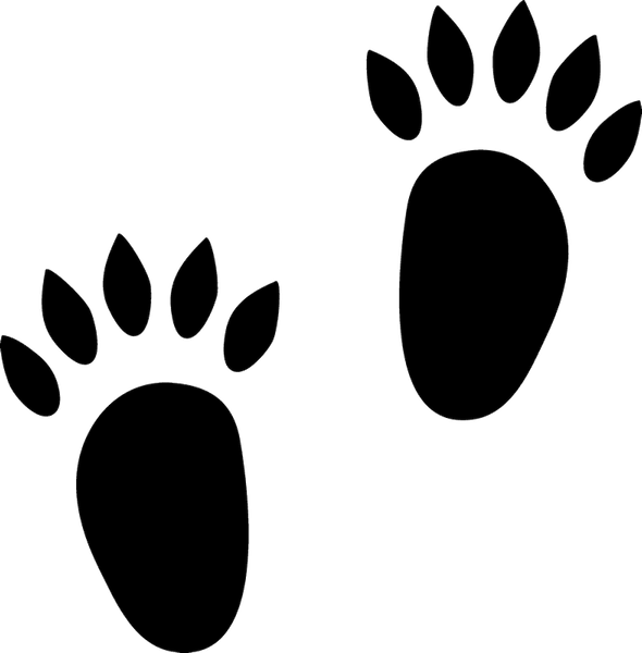Marten Tracks Rubber Stamp - Stamptopia