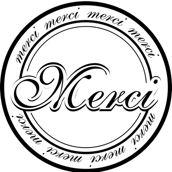Merci Rubber Stamp - Stamptopia