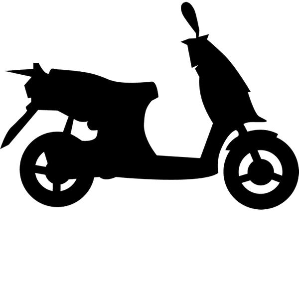 Moped Rubber Stamp - Stamptopia