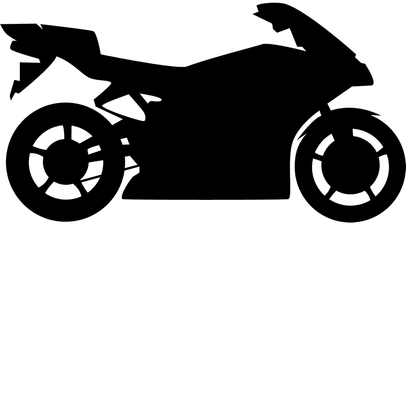 Motorcycle Rubber Stamp - Stamptopia