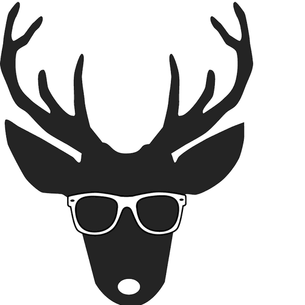Nerdy Deer Rubber Stamp - Stamptopia