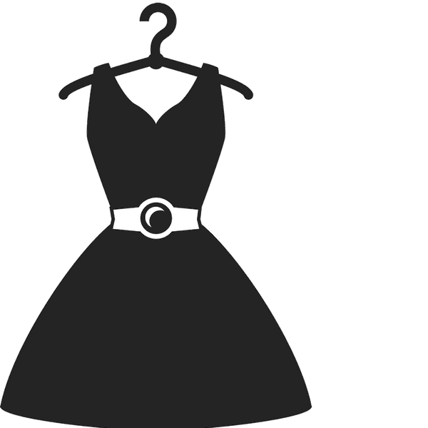 New Dress Rubber Stamp - Stamptopia