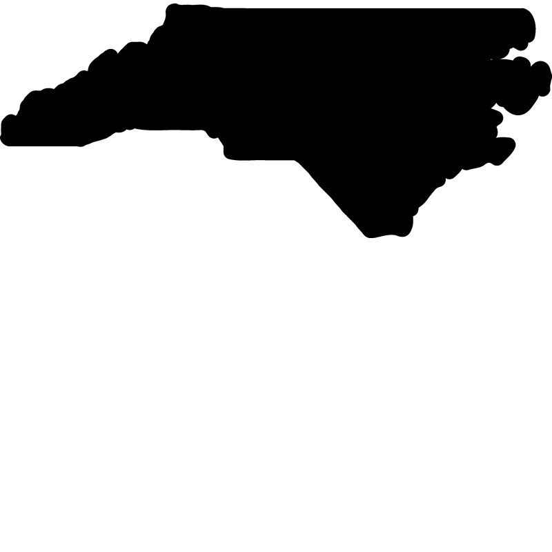 North Carolina Rubber Stamp - Stamptopia