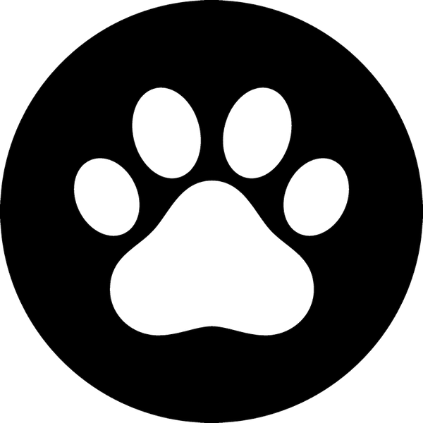 Paw Print Seal Rubber Stamp - Stamptopia