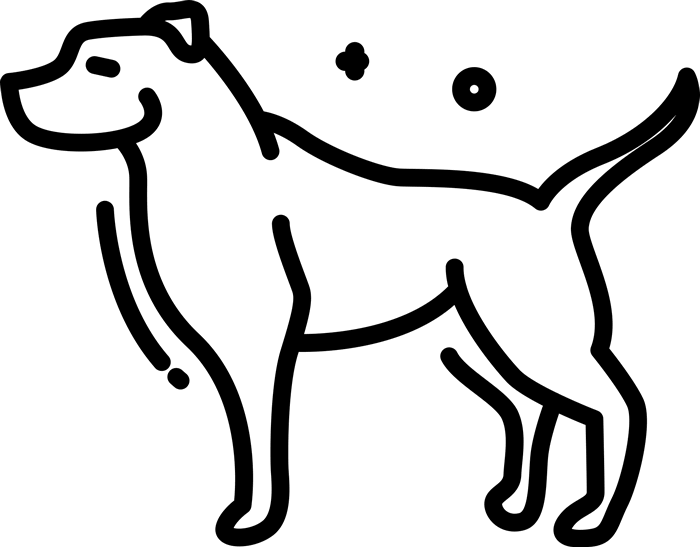 Pitbull Rubber Stamp (Sketch) - Stamptopia