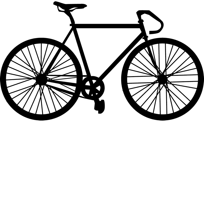 Racing Bike Rubber Stamp - Stamptopia