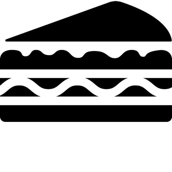 Sandwich Slice Rubber Stamp - Stamptopia